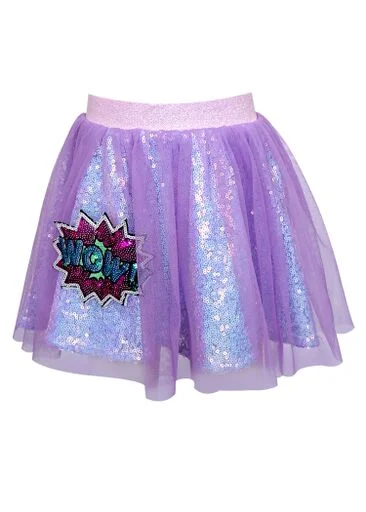 Hannah Banana Sequin Skirt Sequin Detail Dress