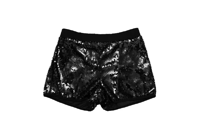 Black Sequin Shorts Classy Sequin Dress