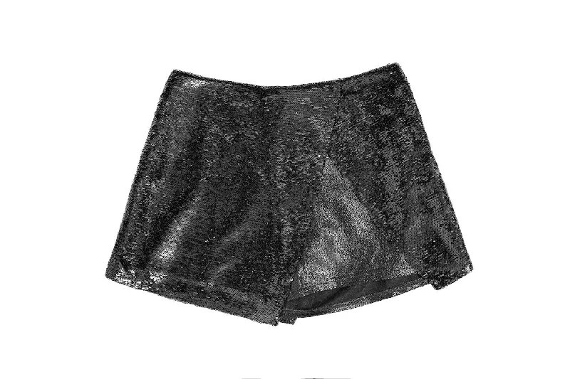 Black Sequin Skort Sequin Dress Fit