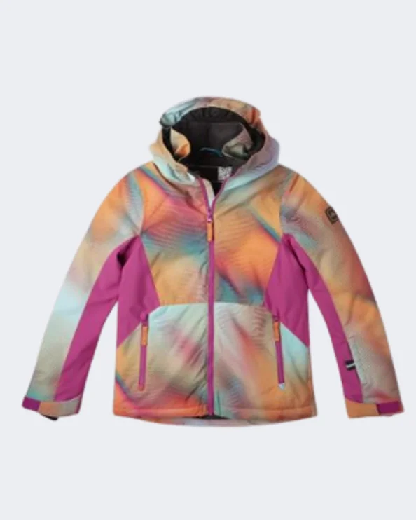 O'Neill Lite All-Over Print Girls Skiing Jacket Multicolor 3500006-35032 Women's edgy jackets