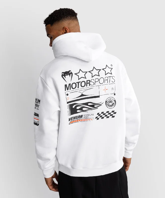 Venum Motorsport Hoodie - Snow White Women's puffer jackets