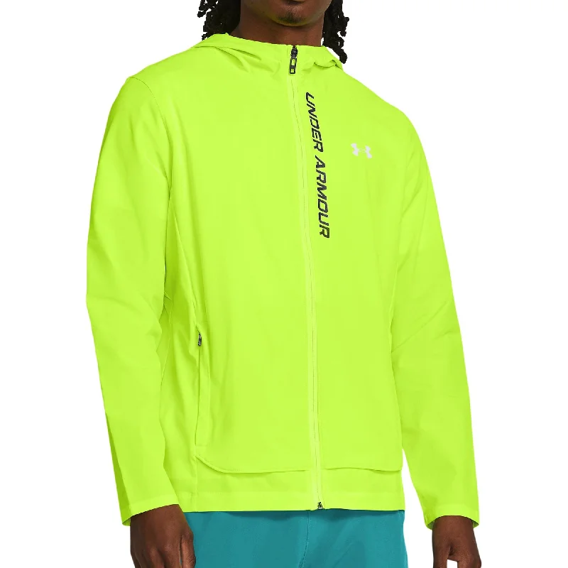 Under Armour OutRun The Storm Mens Running Jacket - Yellow Women's transitional jackets