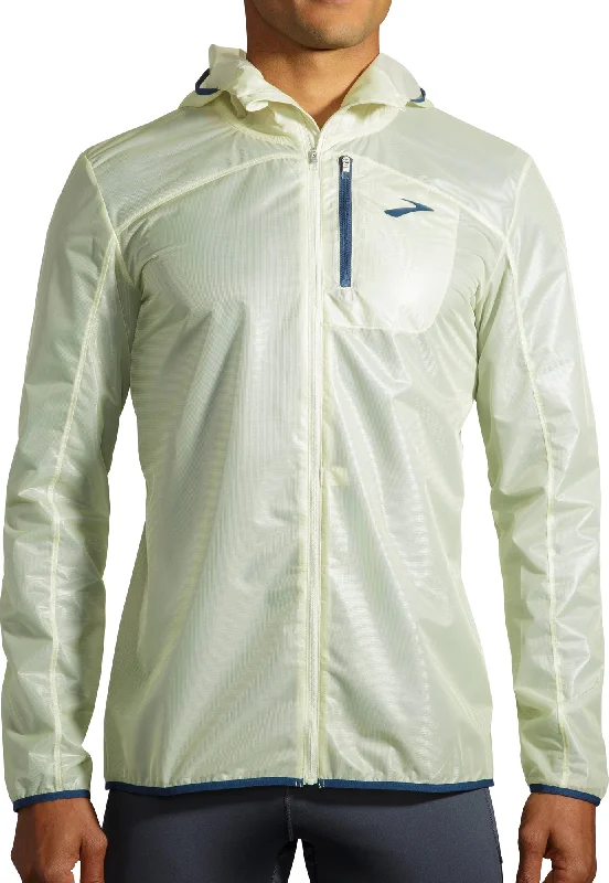 Brooks All Altitude Mens Running Jacket - Yellow Women's edgy jackets