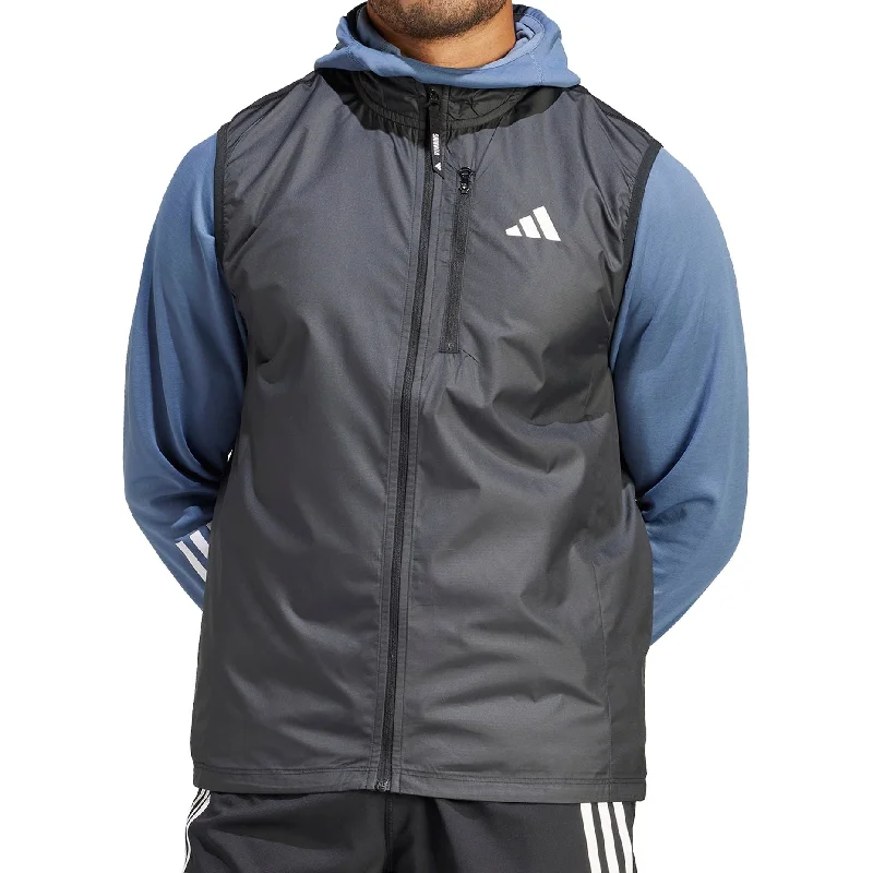 adidas Own The Run Mens Running Gilet - Black Women's stylish jackets