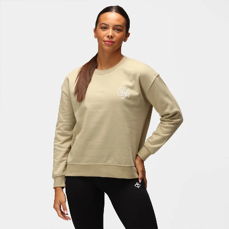 TKB Sage Pastel Zip Sweatshirt Simple Pullover Sweater