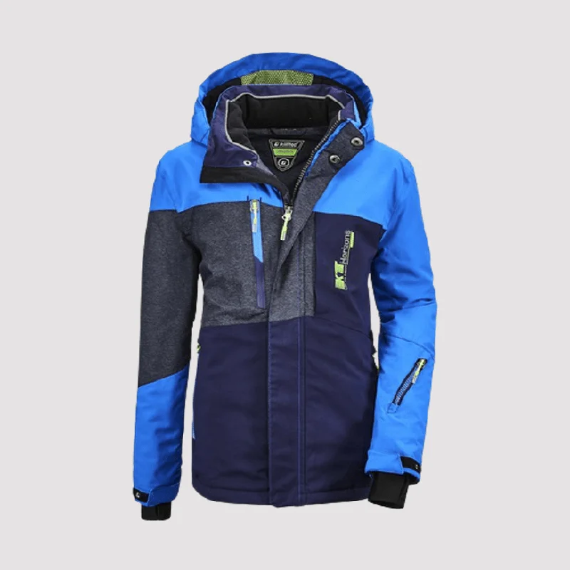 Killtec Glenshee Boys Skiing Jacket Neon Blue Women's travel-friendly jackets