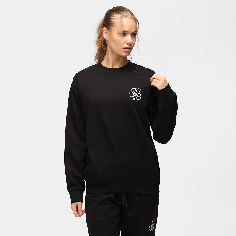 TKB Black Unisex Sweatshirt Pullover Sweater Trend