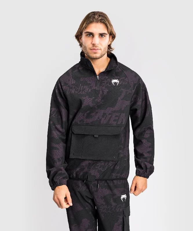 Venum Trooper Men's Half-Zip Jacket - Black/Purple Women's quilted jackets