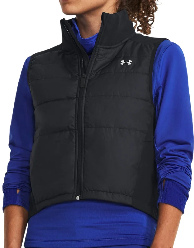 Under Armour Storm Session Womens Running Gilet - Black Women's hiking jackets