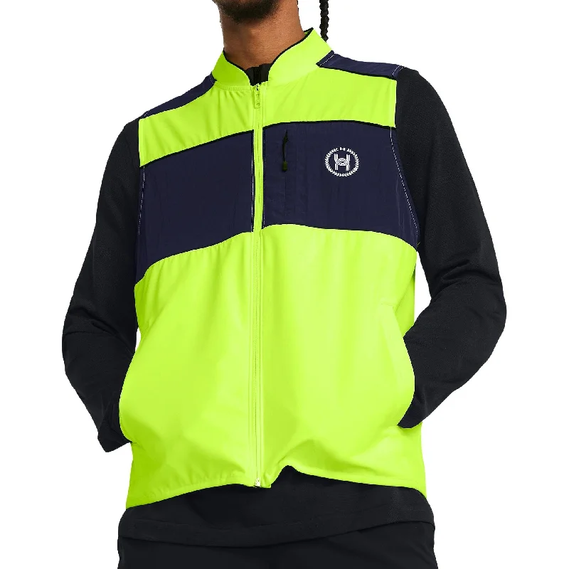 Under Armour Launch Mens Running Gilet - Yellow Women's evening jackets