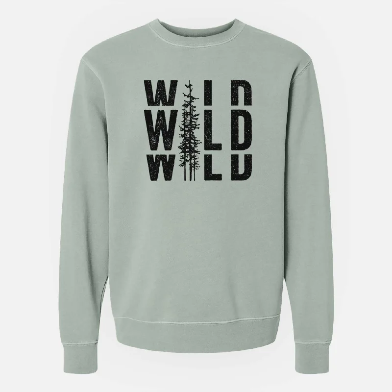 Wild - Unisex Pigment Dyed Crew Sweatshirt Classic Women’s Sweatshirt