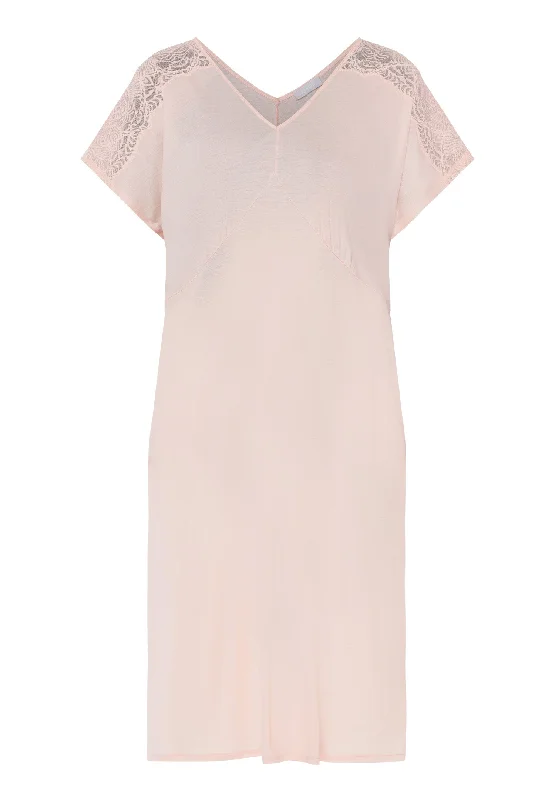 Josephine Short Sleeve Nightgown | Peach Whip 74937-2311 Chic pajama sets