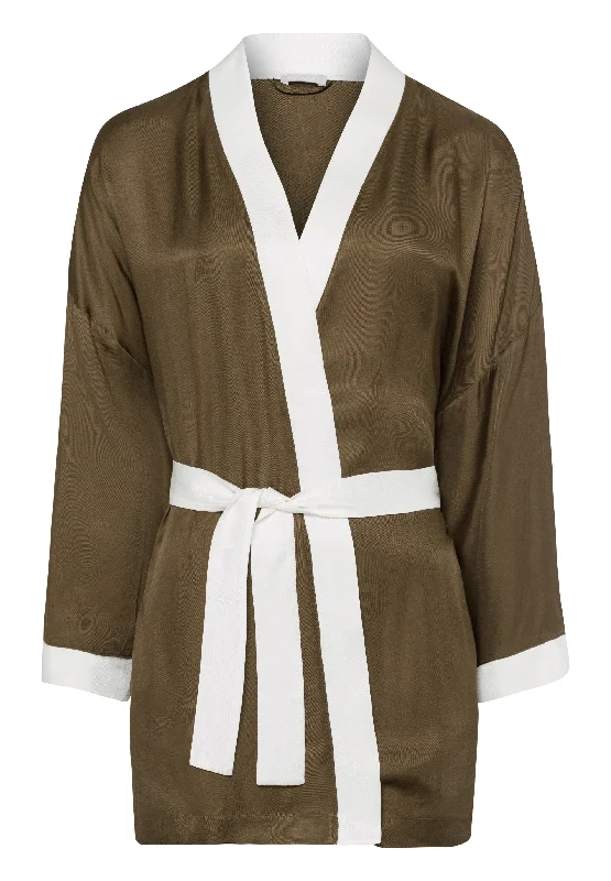 Nori Kimono | Strong Olive 76645-1717 Fall pajama sets