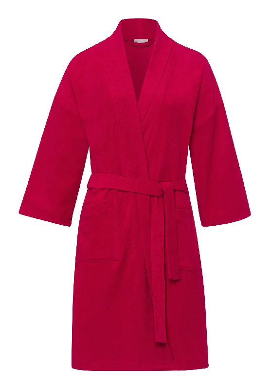 Sleep And Lounge Robe | Garnet Red 77750-2401 Silk pajama sets