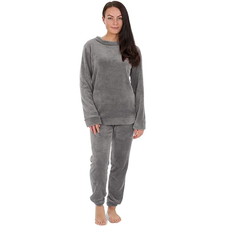 CityComfort Pyjamas Set, Comfy Snuggle Warm Fleece for Women and Teenergers Floral pajama sets