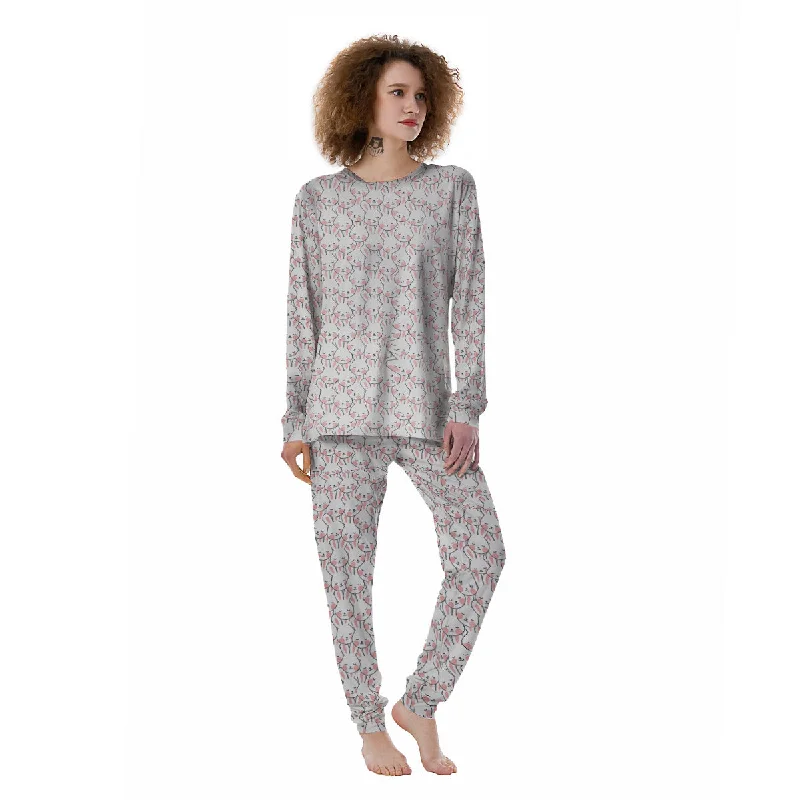 Rabbit Cute Print Pattern Women's Pajamas Best-selling pajama sets 2024