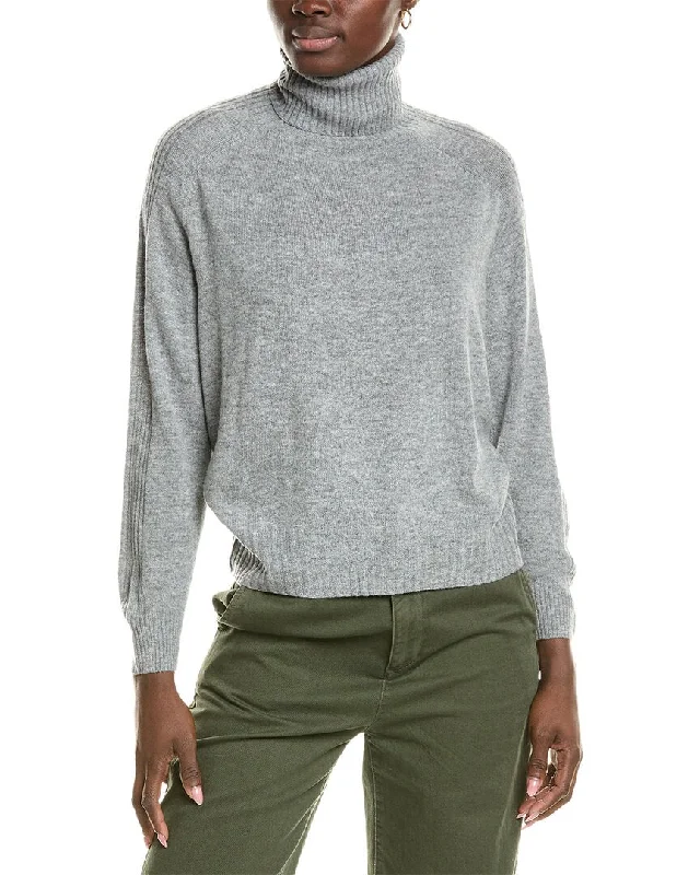 Brodie Cashmere Wool & Cashmere-Blend Overarm Rib Roll Neck Jumper Boho-style sweaters