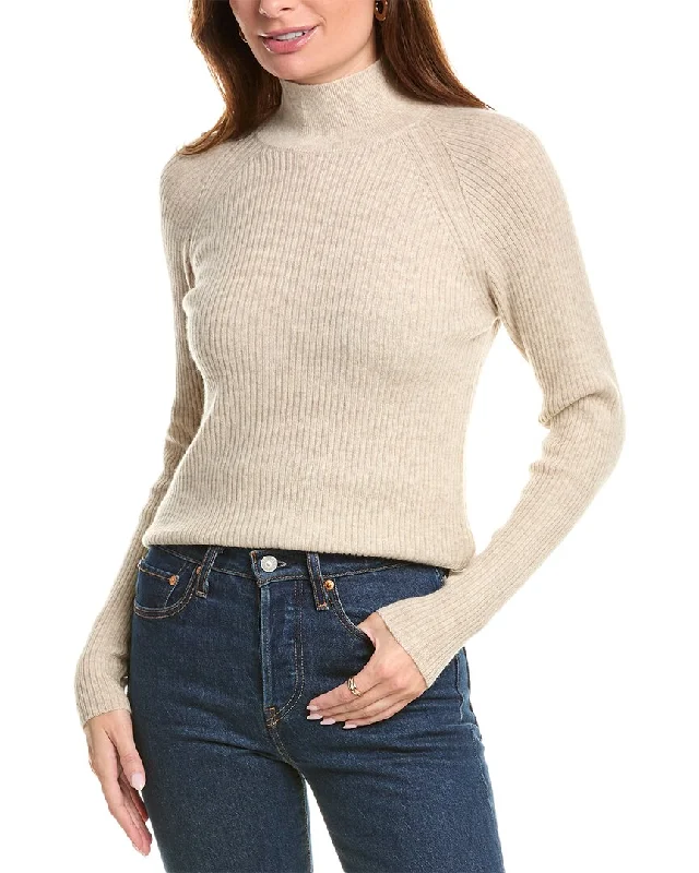 Brodie Cashmere Wool & Cashmere-Blend Skinny Mock Neck Jumper Budget-friendly sweaters