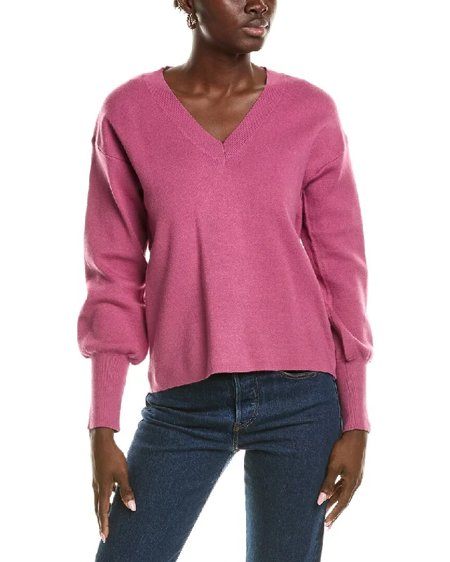 Oat New York V-Neck Sweater Wrinkle-resistant sweaters