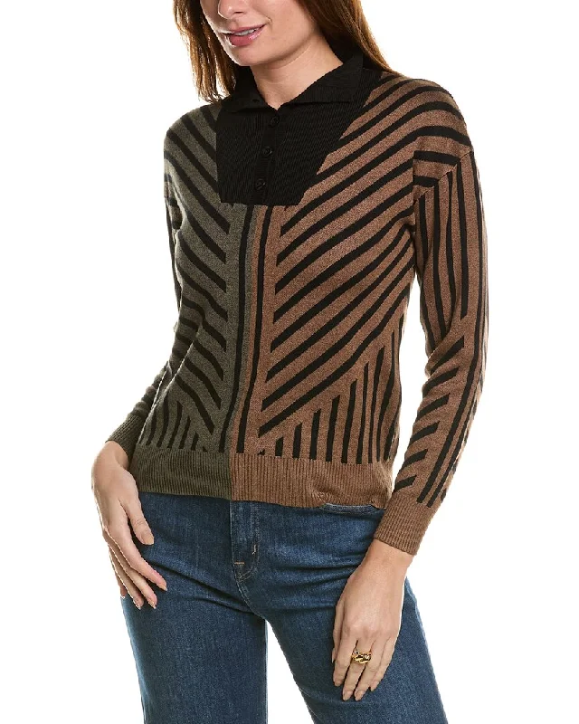 Yal New York Mock Neck Sweater Best sweaters for casual wear