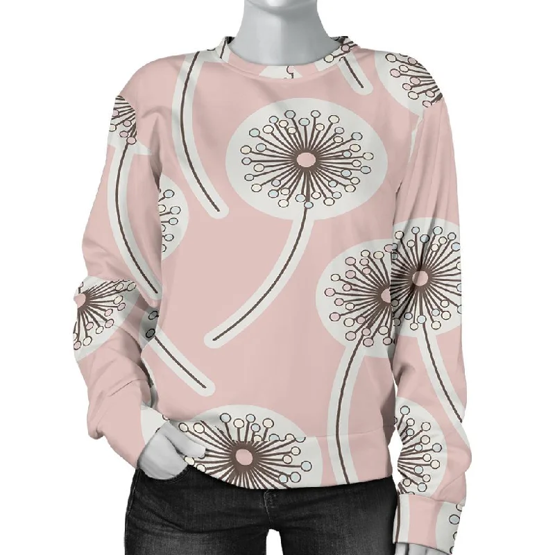 Dandelion Pattern Print Women's Sweatshirt Streetwear sweaters