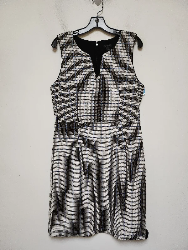 Dress Casual Midi By Ann Taylor In Black & White, Size: M Midi Skirt Casual