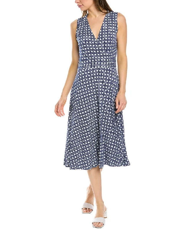 Leota Cindy Midi Dress Polka Dot Midi